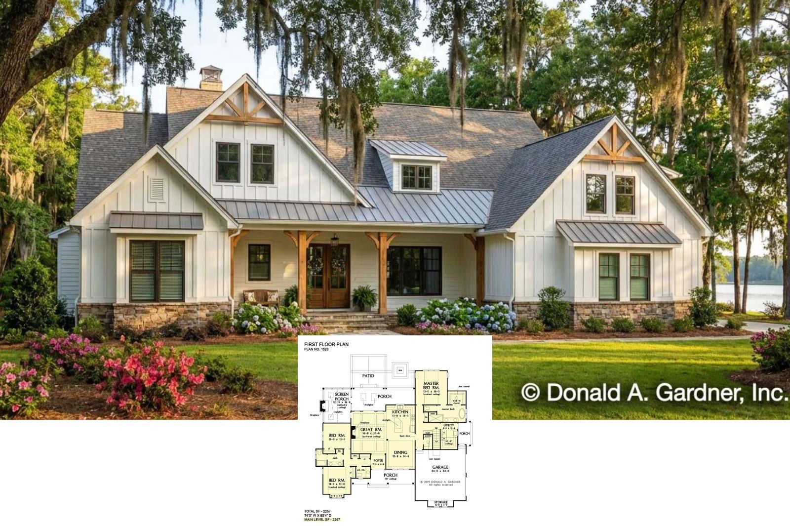 The Sloan 3-Bedroom Modern Farmhouse Layout with Bonus Room (2,258 Sq. Ft. Floor Plan)