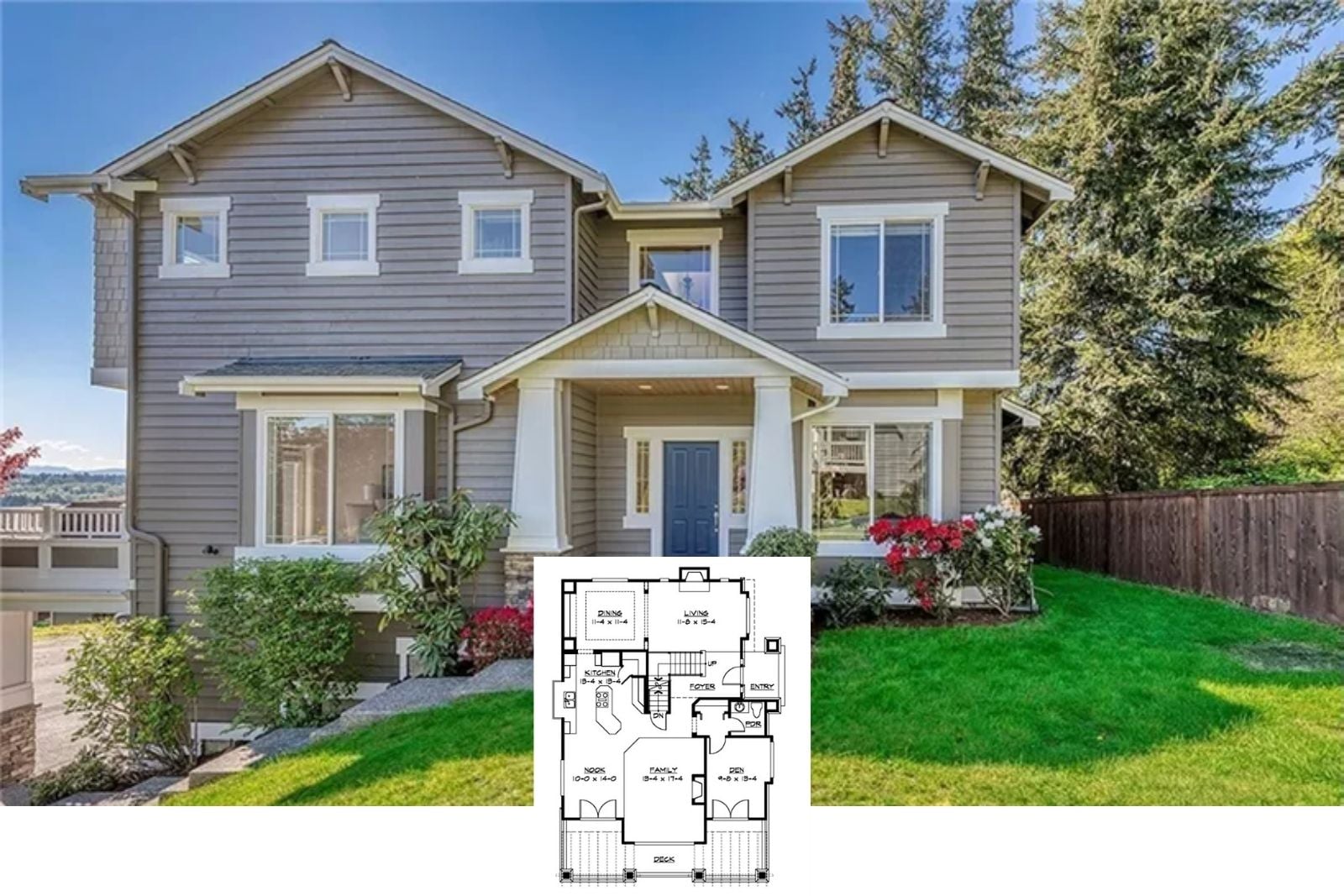 Welcome to The Touchstone 3-Bedroom Craftsman House Plan with Drive-Under Garage (2,675 Sq. Ft. Floor Plan)