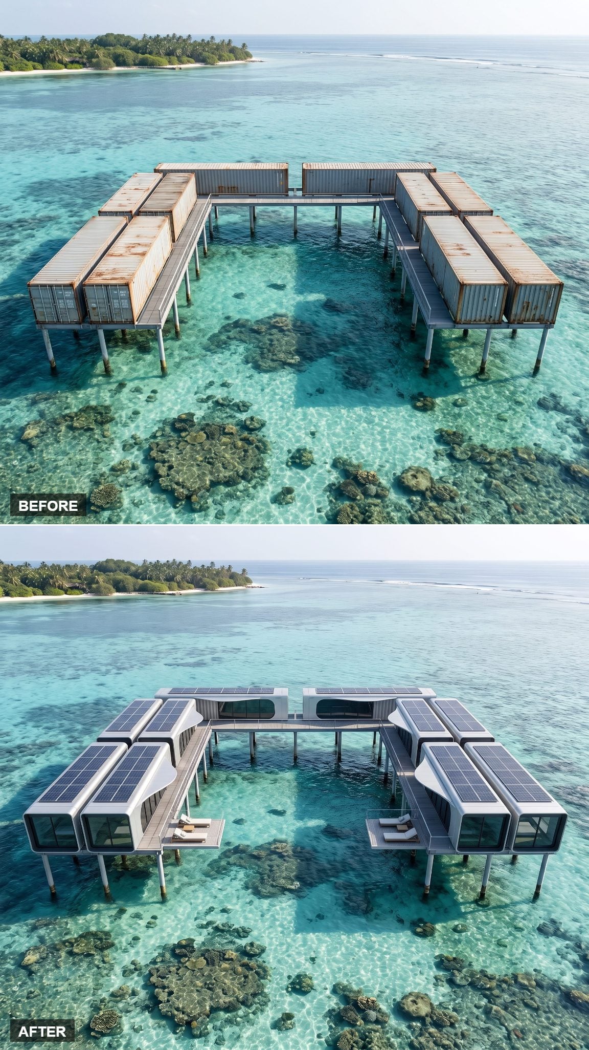 33. Futuristic Marine Compound, Built Like It Grew From the Reef