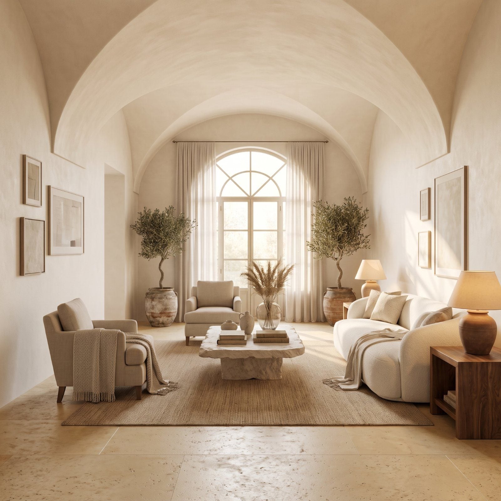 CLAUDE: 33 Quiet Luxury + Mediterranean Blended Living Room Designs: Will This Be the Top Trending Living Room Style in 2027?