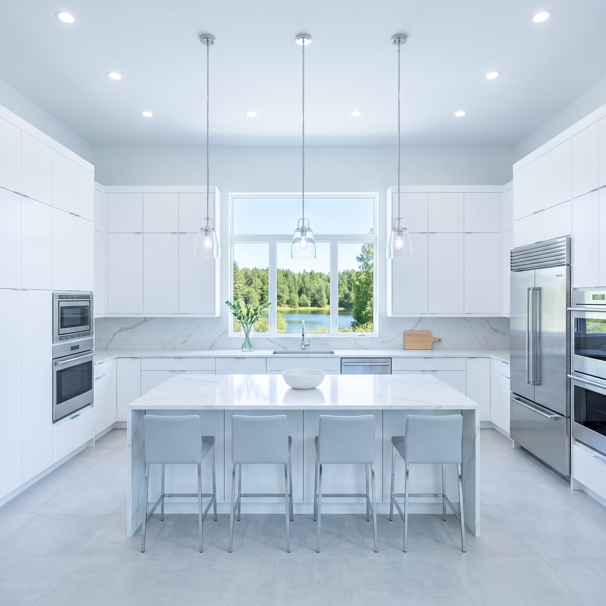 34 Before & After Kitchens That Replace Sterile White With Warm Cream, Walnut and Brass — Before