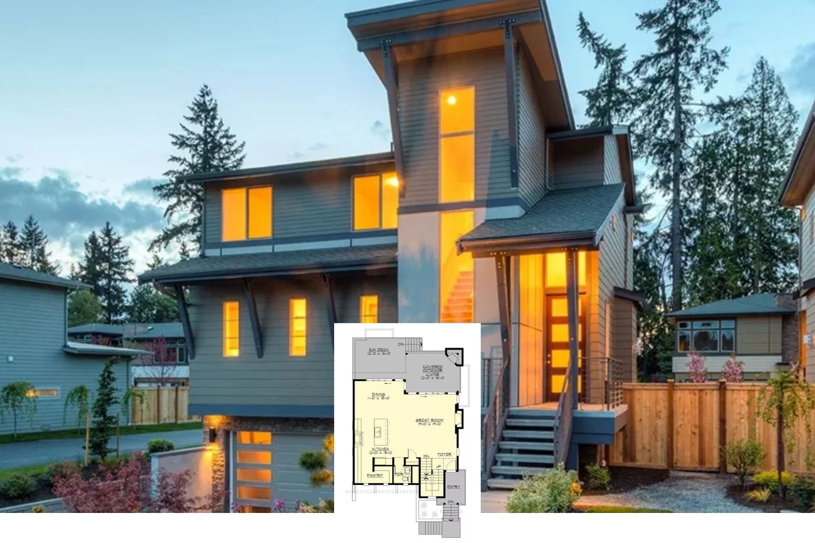 Archibald 4-Bedroom Modern Farmhouse Layout with Rec Room (2,877 Sq. Ft. Floor Plan)