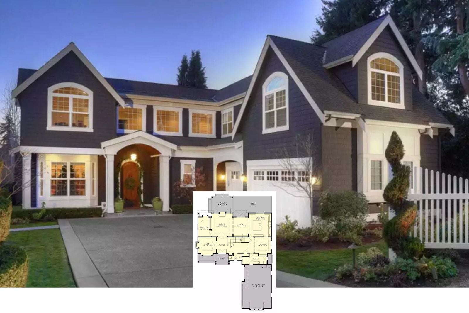 Waltham 4-Bedroom Traditional House Plan with Bonus Room (3,945 Sq. Ft. Floor Plan)