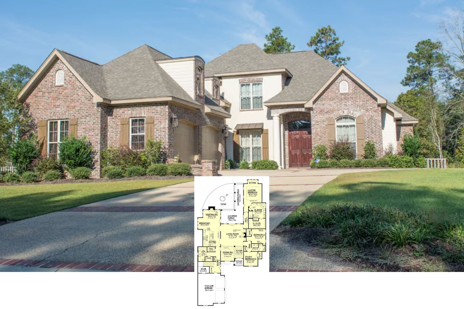 Rowanwood 5-Bedroom European House Plan with Loft (3,891 Sq. Ft. Floor Plan)