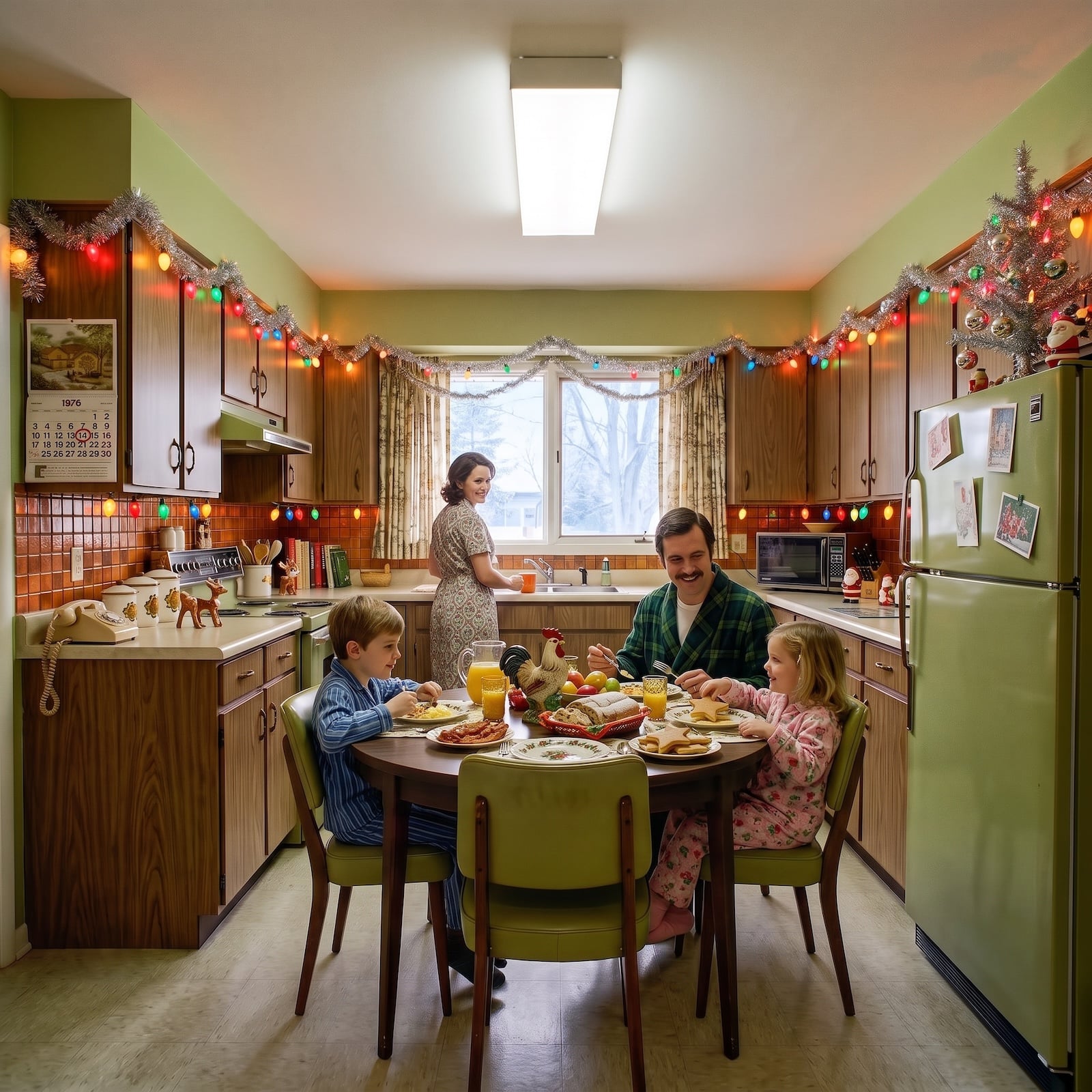 This Avocado Green Kitchen Once Set the Stage for Christmas Morning — 25 Bold Transformations Keep the Holiday Spirit Intact