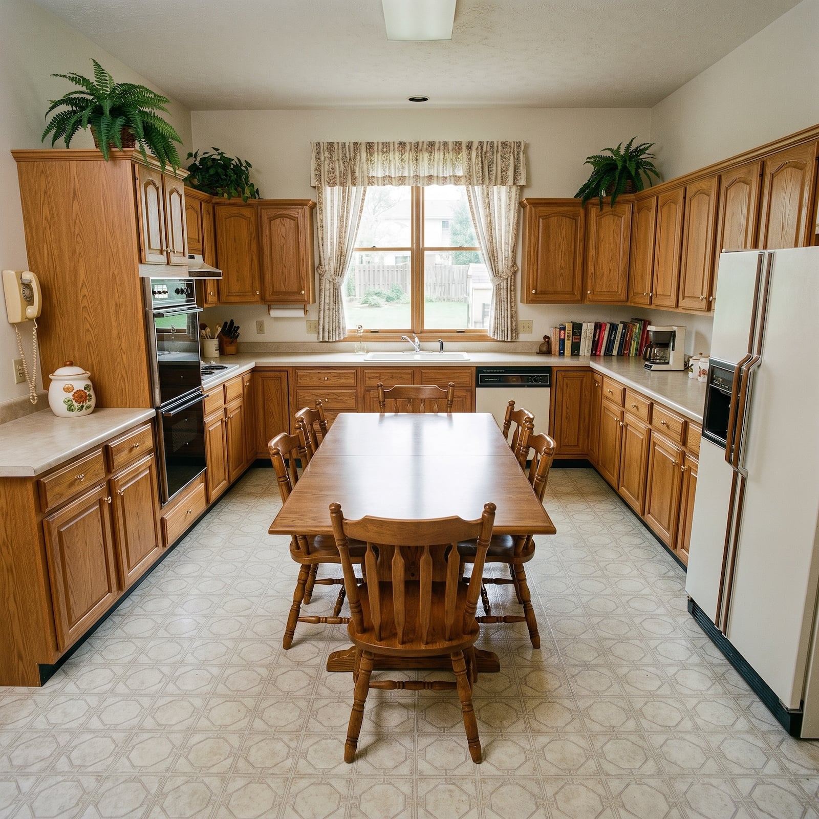 This Vinyl-Floored 1980s Kitchen Made Every Family Dinner Feel Stuck in Time — See 32 Trending Redesigns Transform the Space