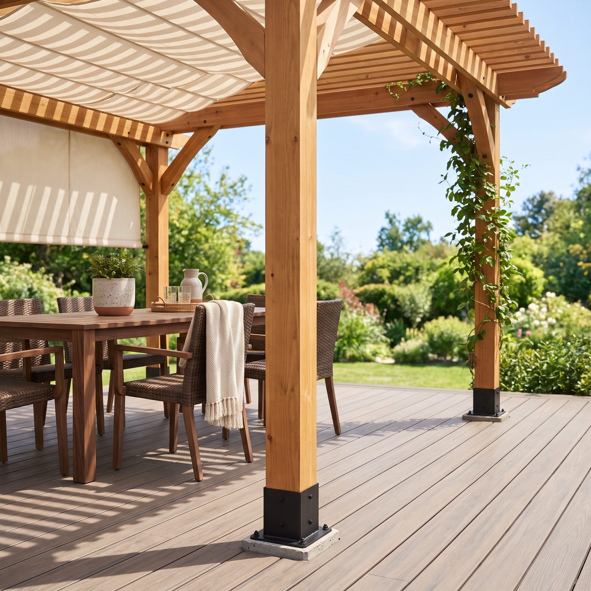 Adding Shade Later Discovering Deck Wasn T Designed