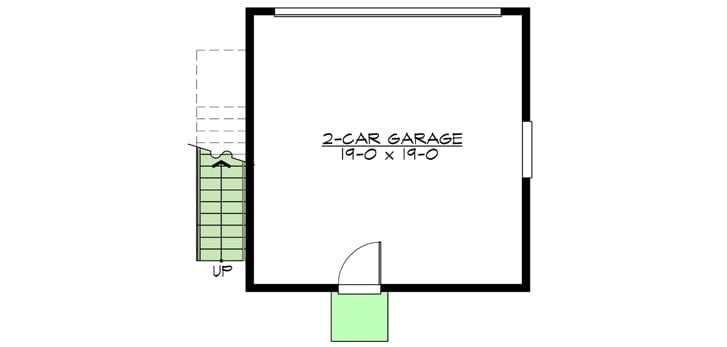 Floor Plan - Detached Garage