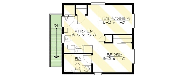 Floor Plan - Detached Garage Upper Level