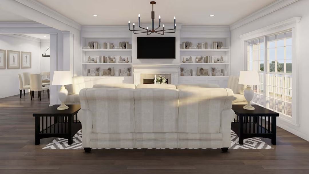 Built-Ins, a Fireplace, and Proof That White Done Right Doesn't Feel Cold