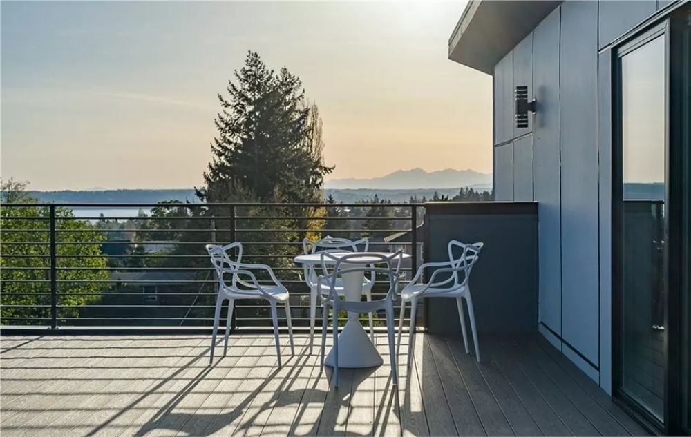 Roof Deck Chairs Face the Mountain So You Don't Have To Think About It