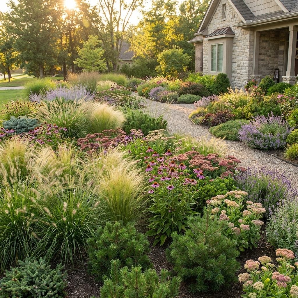 An Almost-No-Lawn Front Yard That Still Looks Lush and Expensive