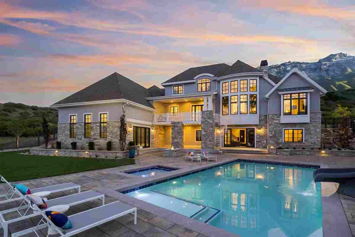 Mountain Backdrop, Pool Deck Built for Staying All Day
