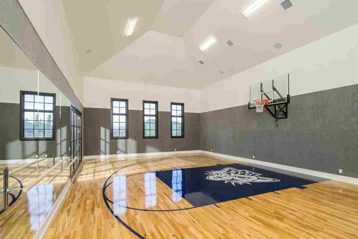 Wall-Mounted Hoop, Hardwood Courts, and a Logo That Means Business
