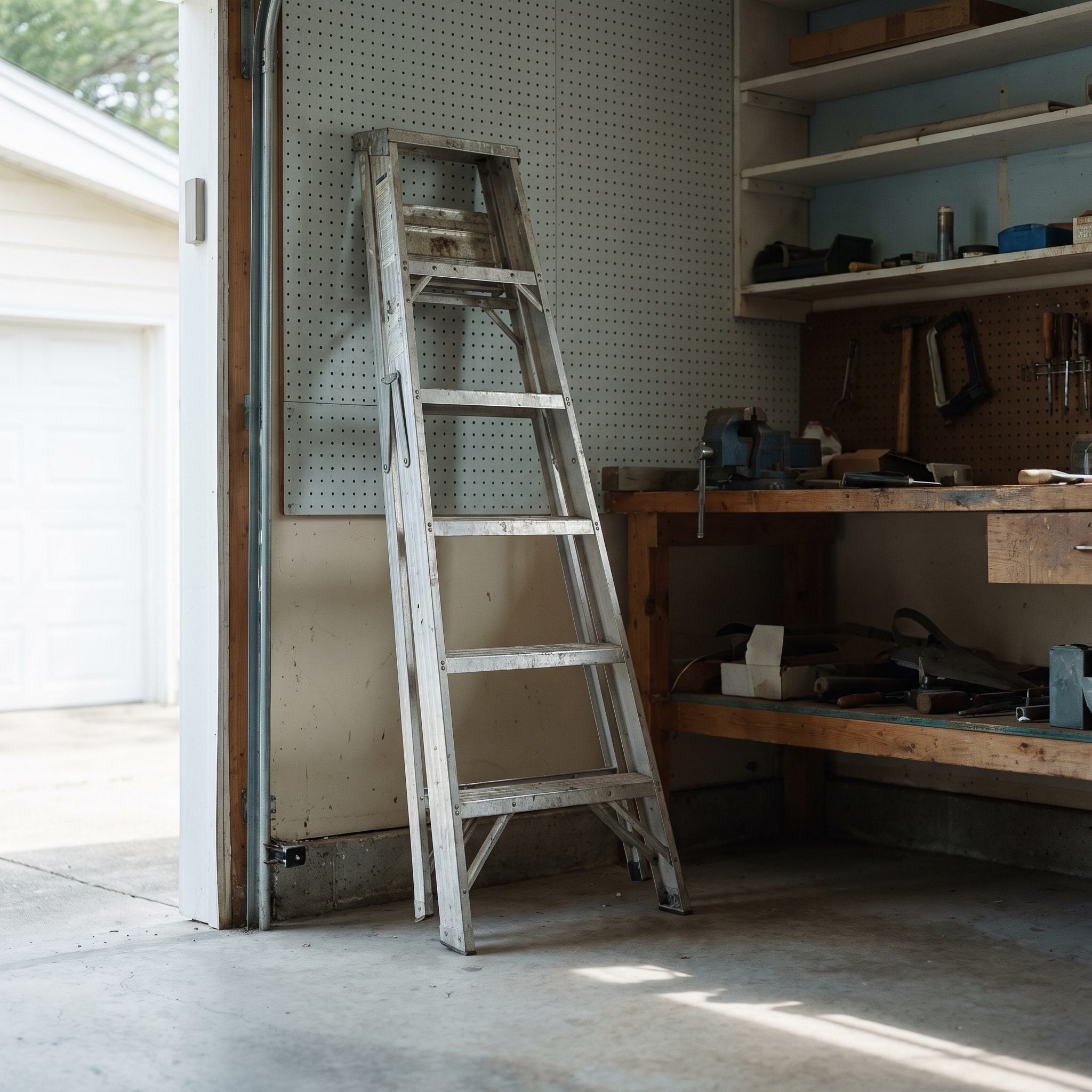 The Aluminum Stepladder Leaning Where It Always Leaned: $25 to $40