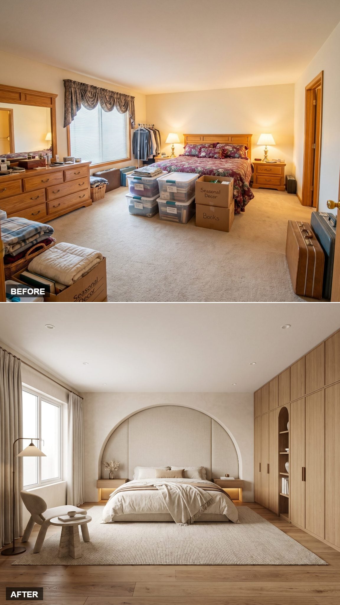 Arched Millwork That Turns Storage Into Architecture