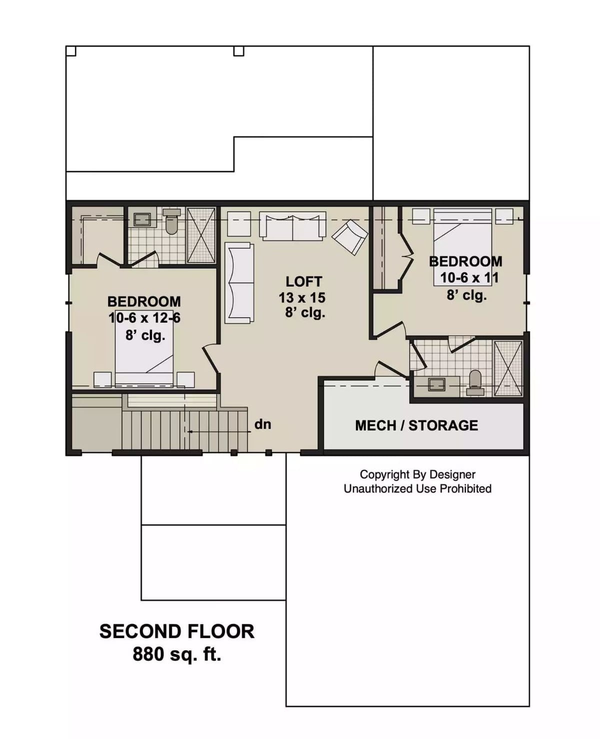 Floor Plan - Second Floor