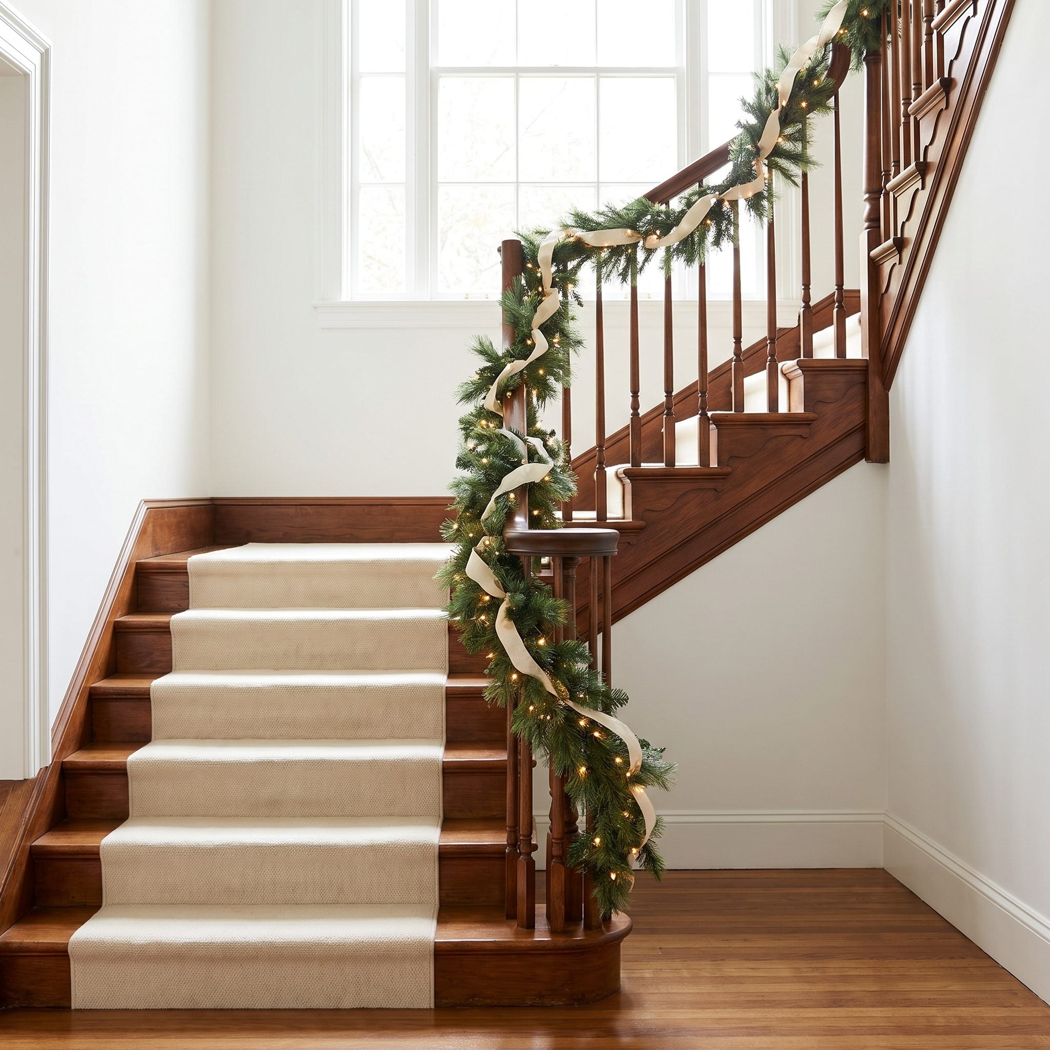 The Banister Wound in Garland That Slid a Little Lower Every Day
