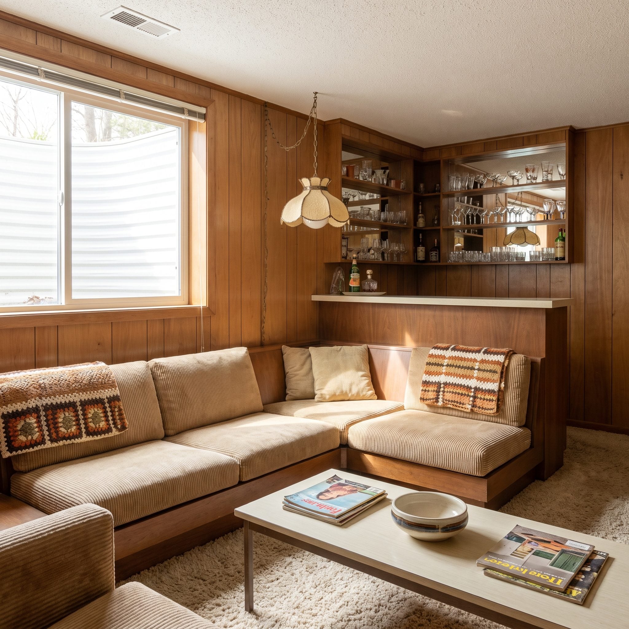 The Basement Corner That Became a Lounge After Dark