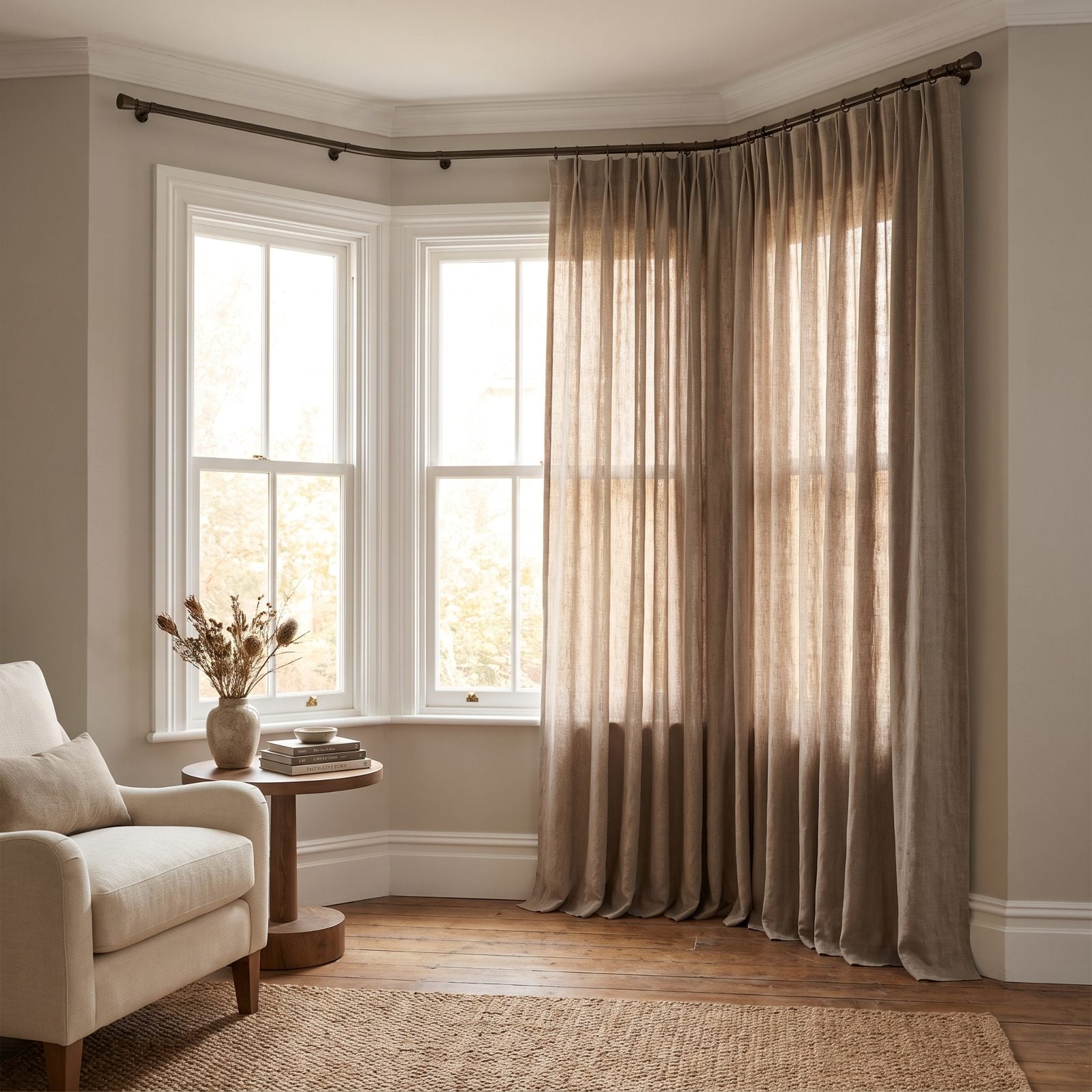 Bay Window Unified by One High Continuous Track