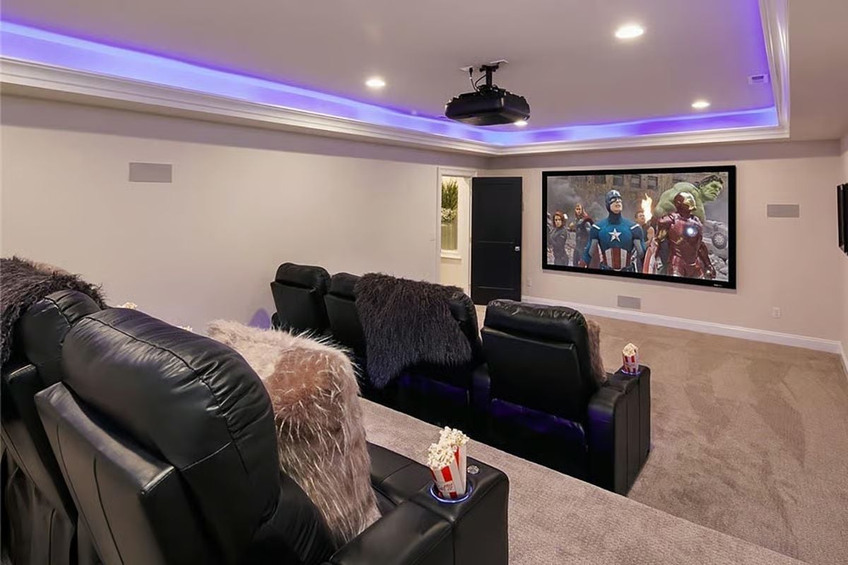 Leather Recliners, Popcorn in the Cup Holders, and the Avengers on a Wall-Mounted Screen