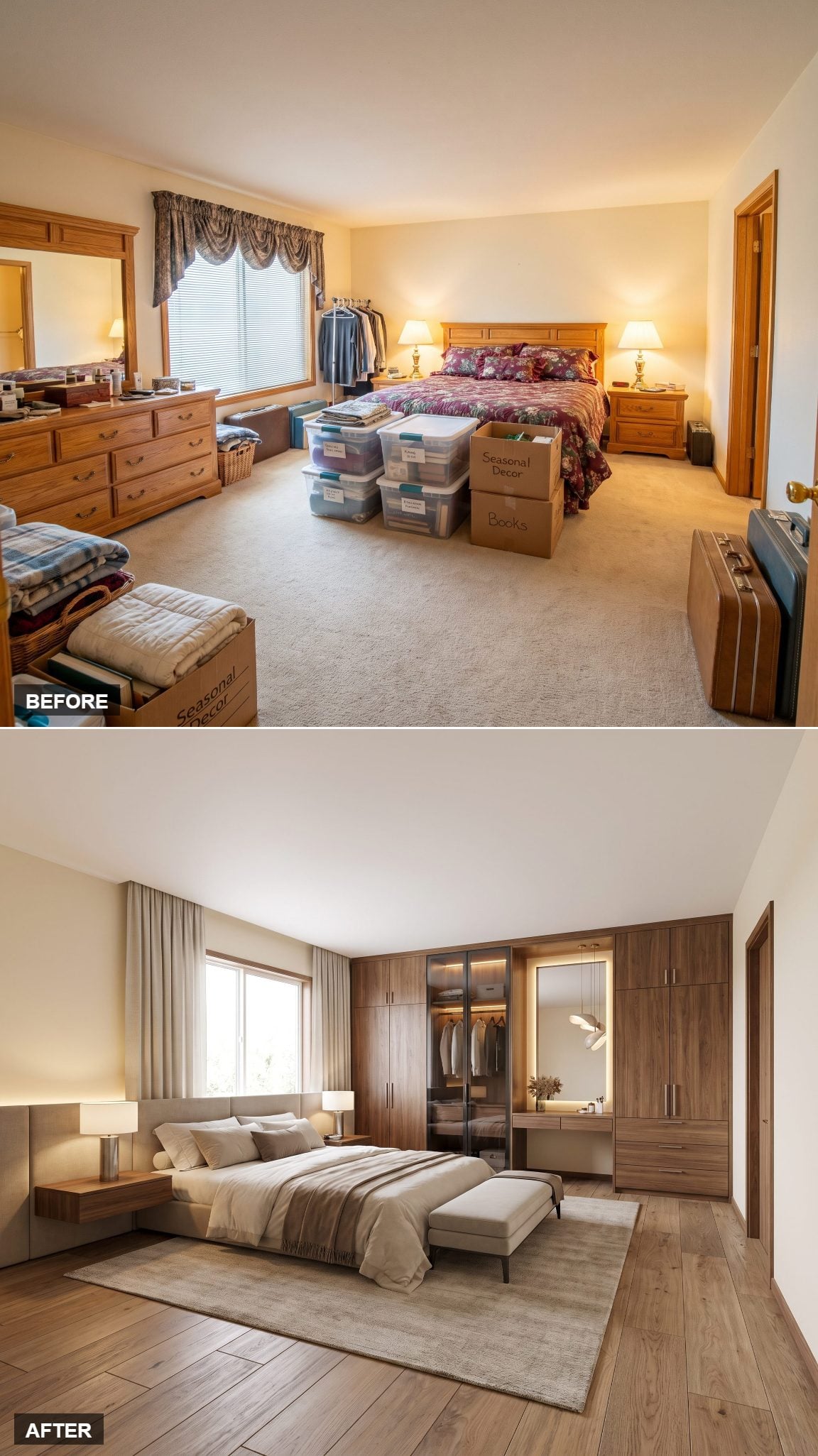 The Bedroom That Became a Dressing Suite