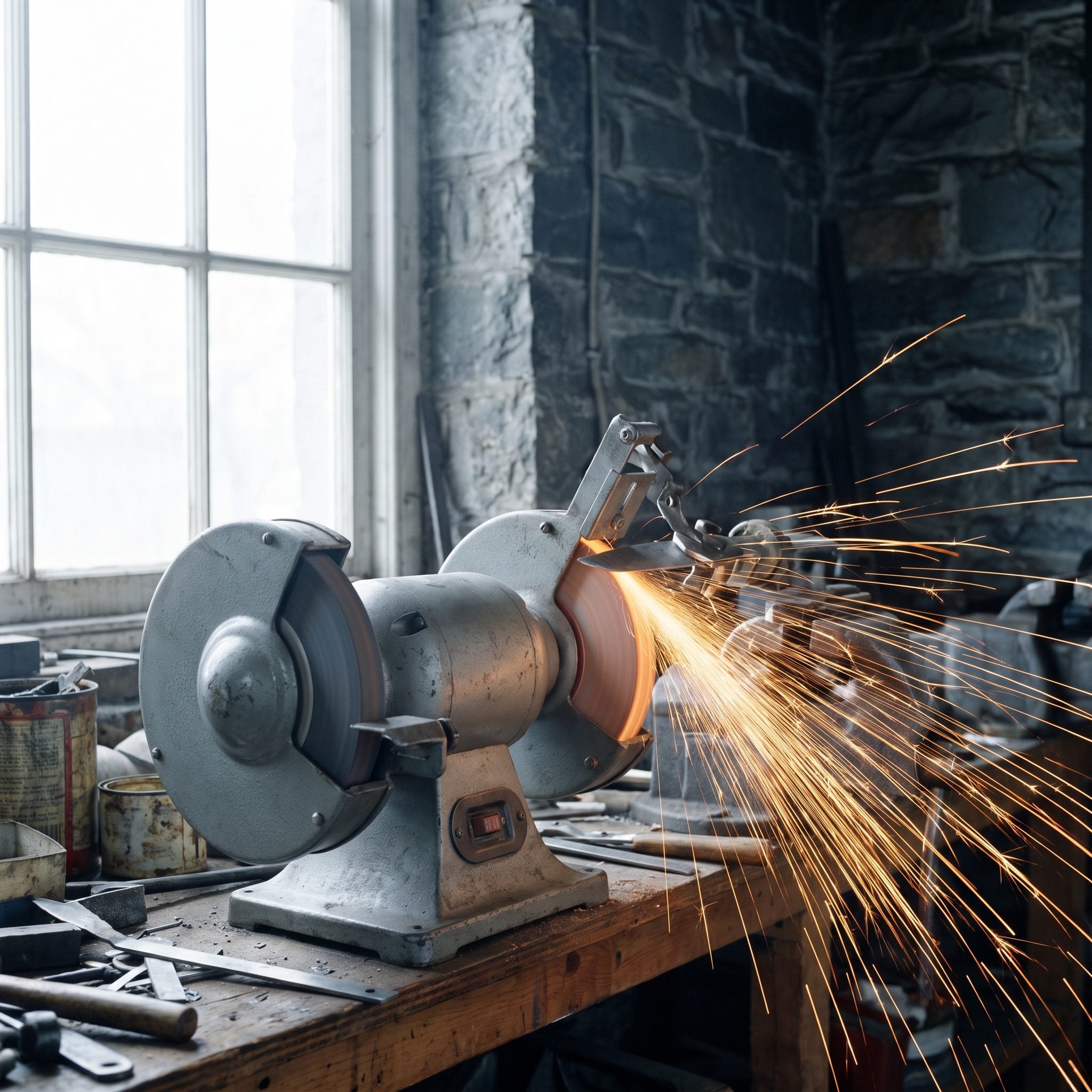 The Bench Grinder That Sharpened Everything for About $40