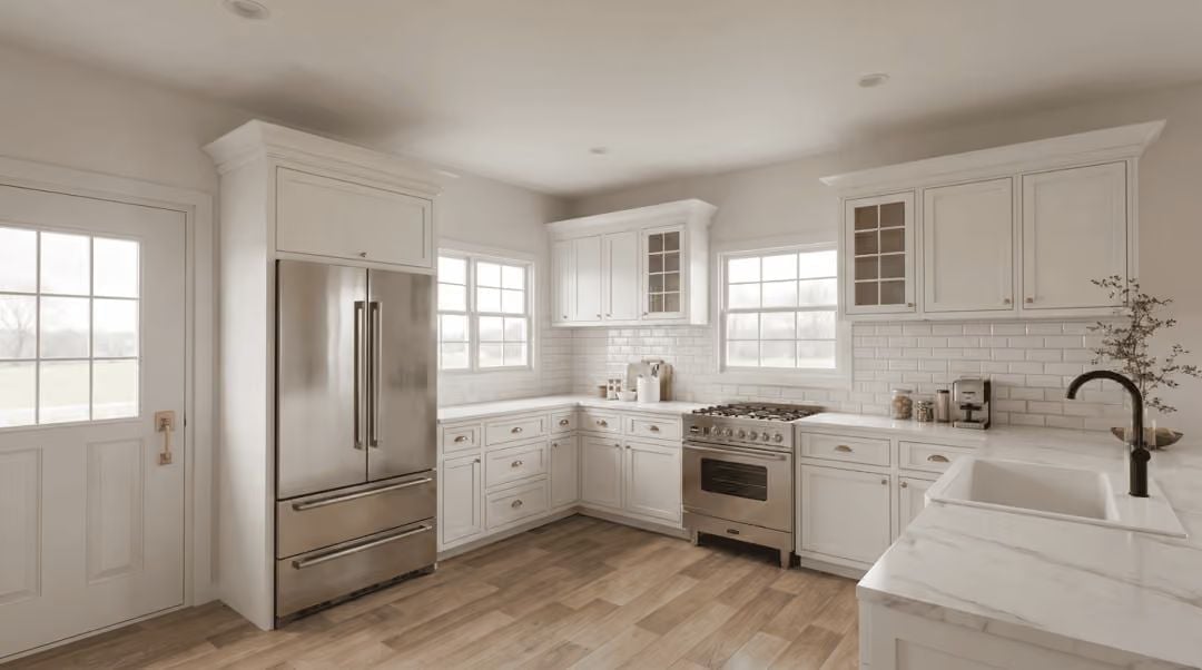 Stainless, Subway Tile, and a Farmhouse Sink That Pulls It All Together