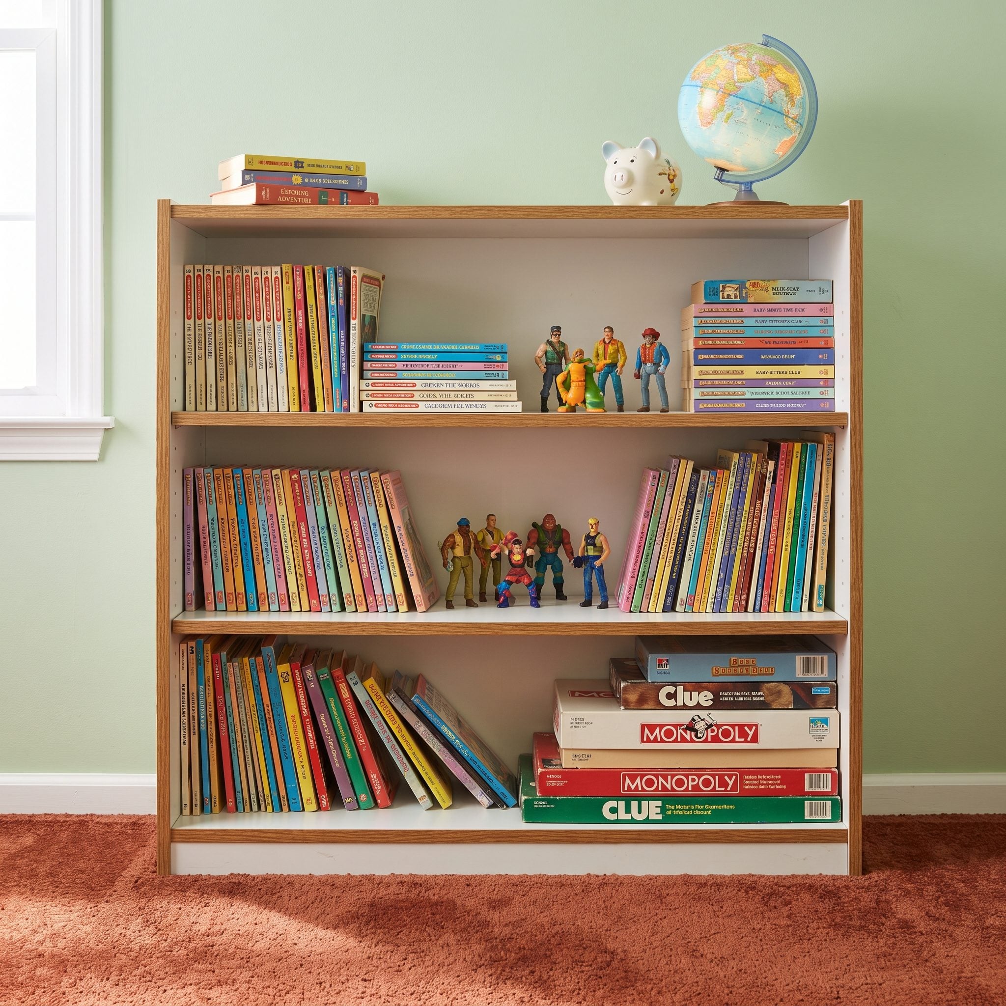 A Bookcase for Books, Toys, and School Junk, Around $30