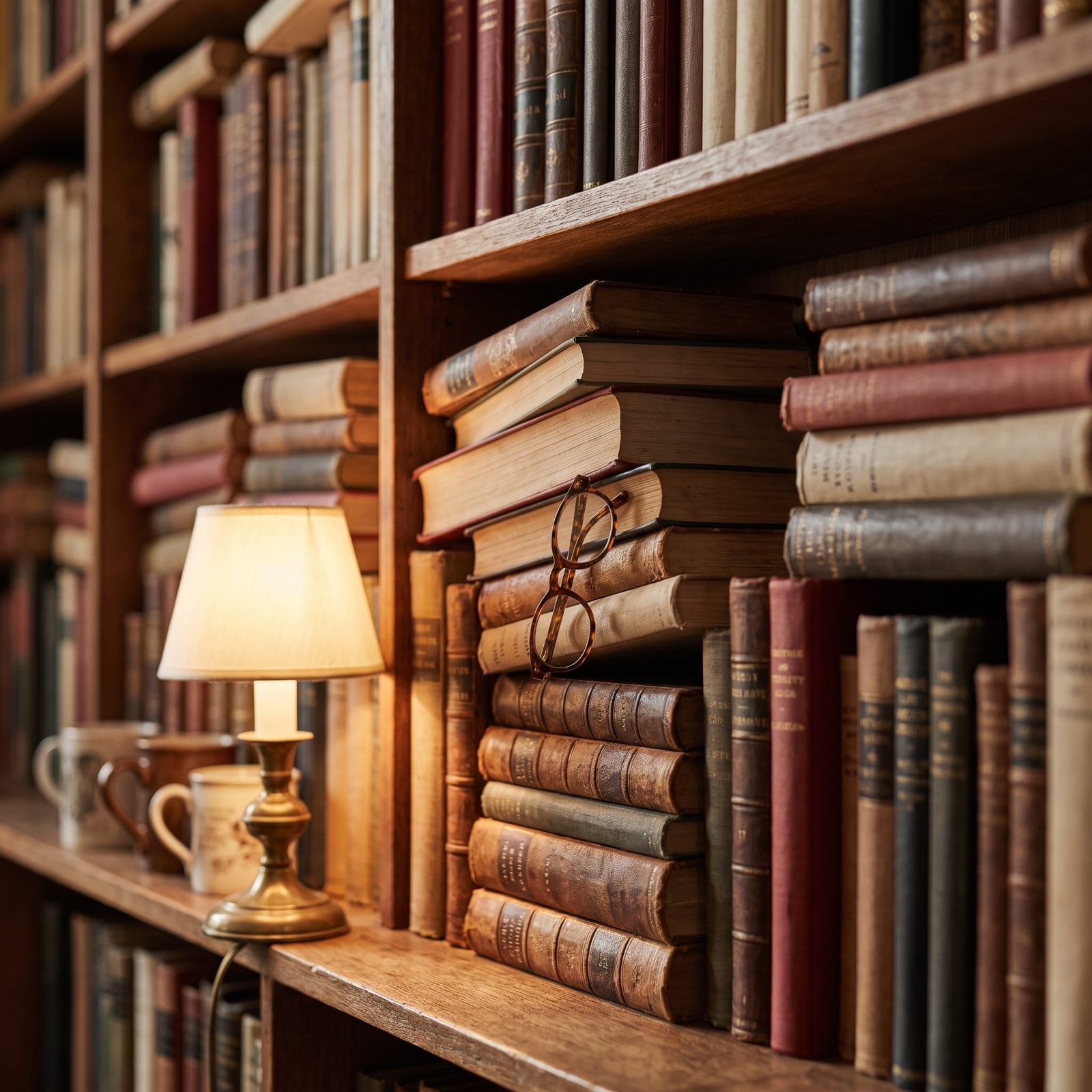 The Bookshelves Hold Books That Were Actually Opened
