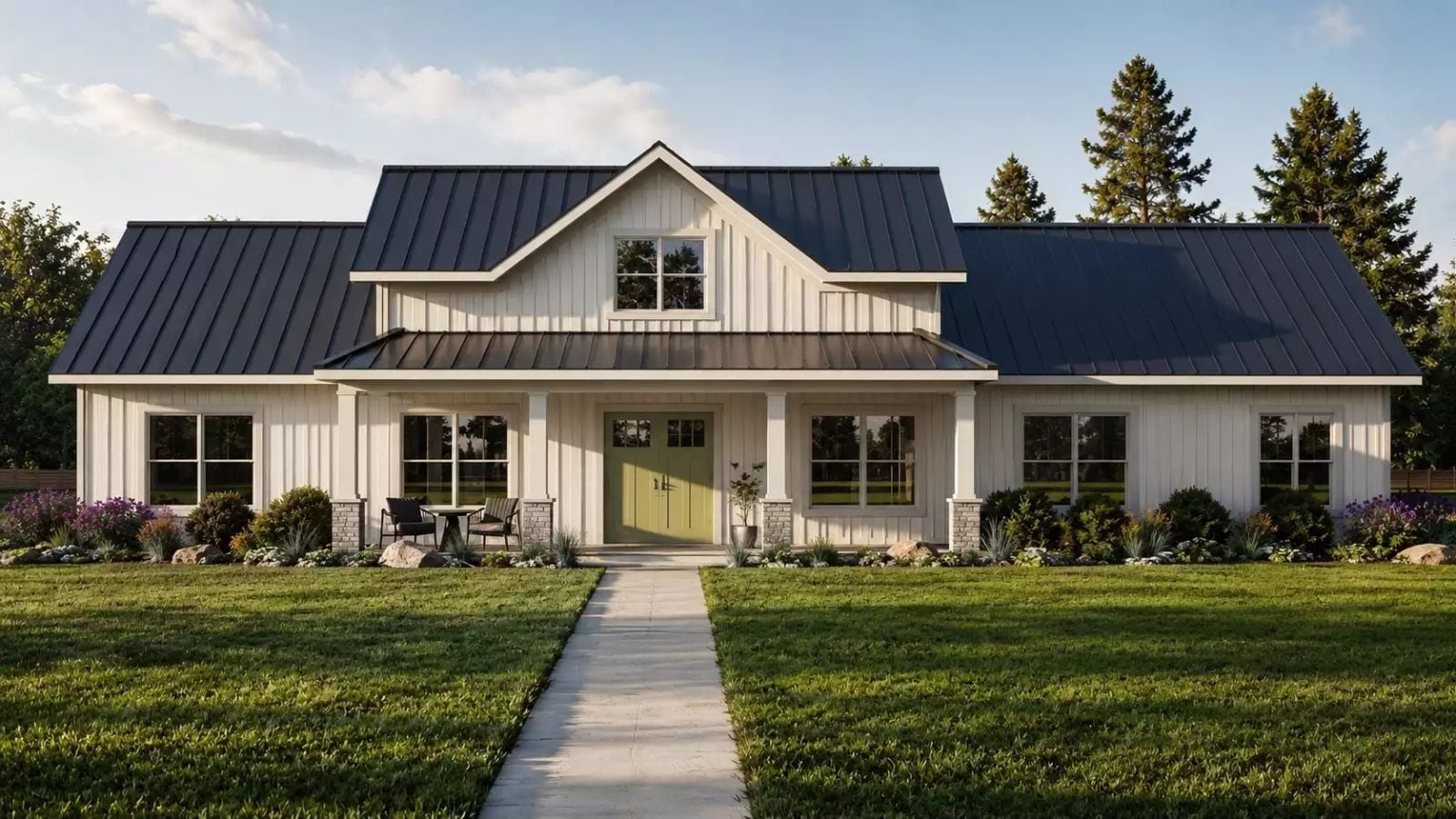 Bradshaw 3-Bedroom Country Ranch with Butler's Pantry Designed for Families Who Outgrew Their Starter Home Three Years Ago (Floor Plan)
