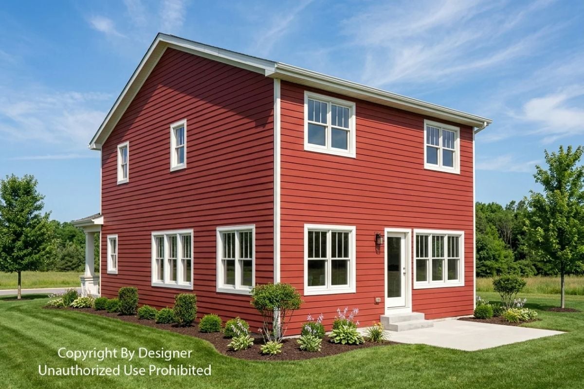 Barn-Red Siding and White Trim That Age Better Than Trends