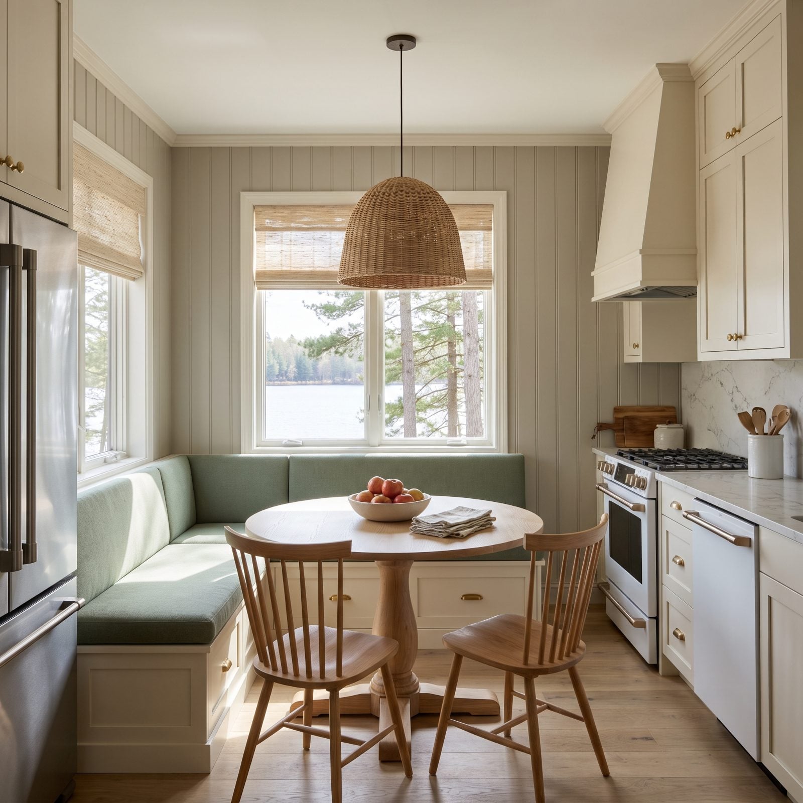 Built-In Banquettes That Marry the Kitchen to One Layout Forever