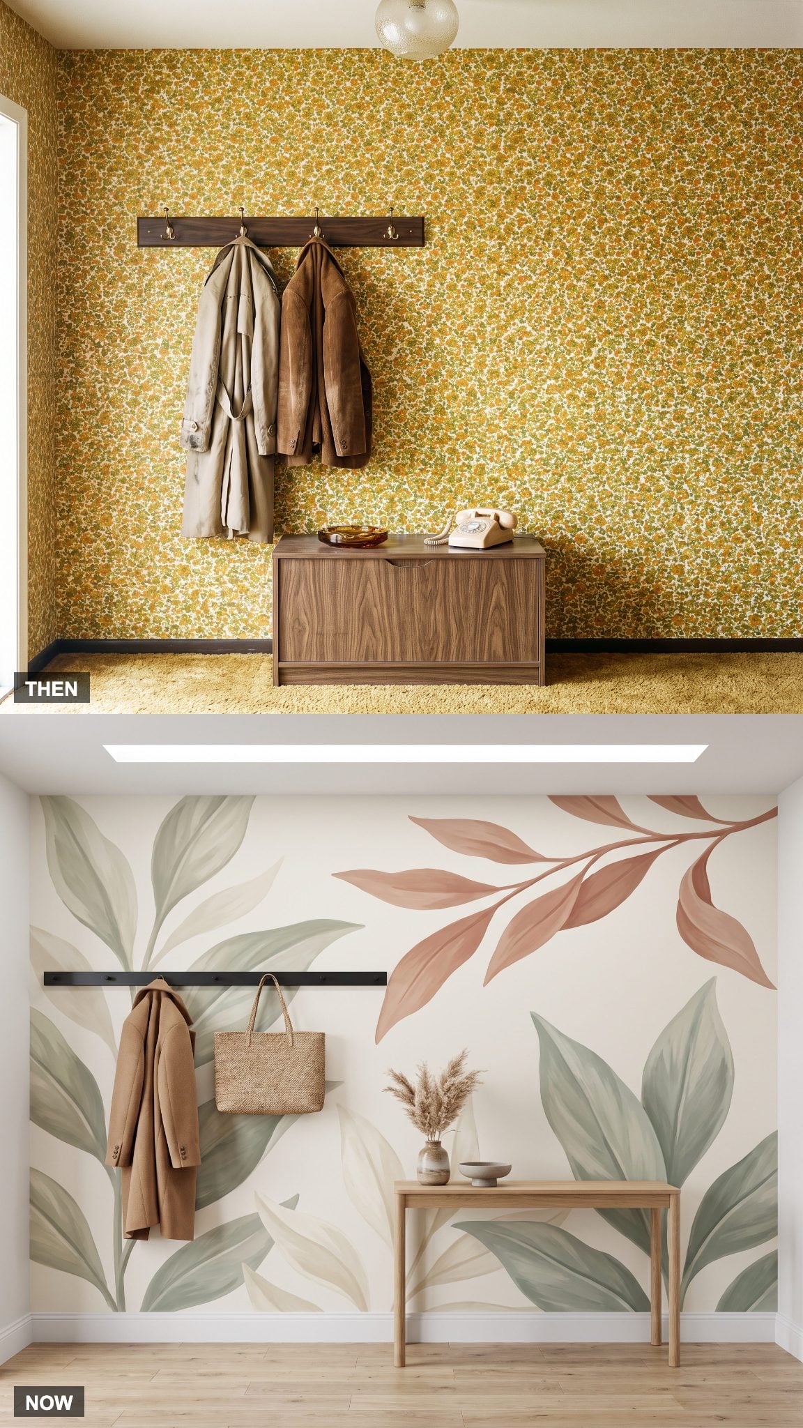 Busy Floral Wallpaper Scales Up To Statement