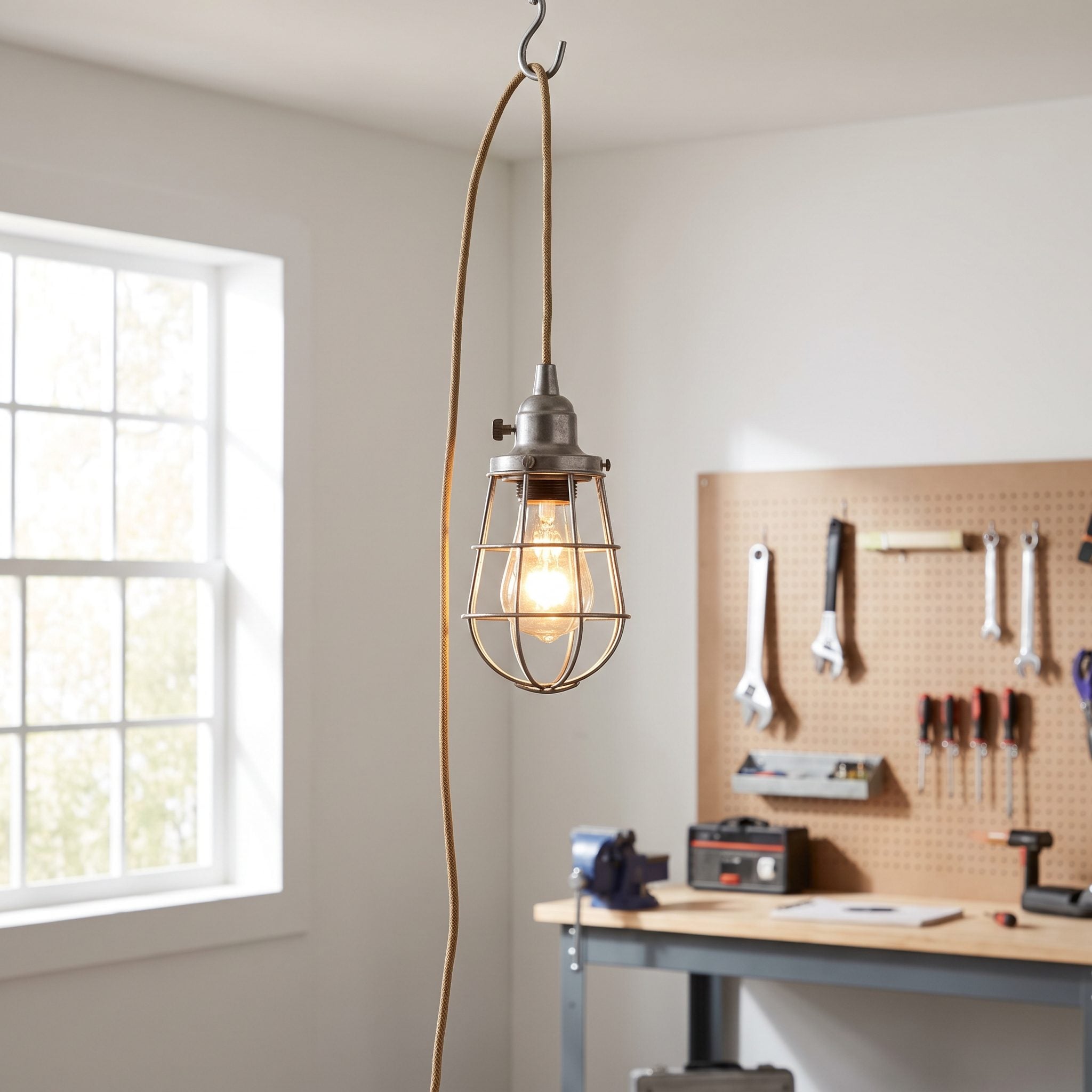 The Caged Trouble Light That Ran Hot Enough to Burn: Around $8