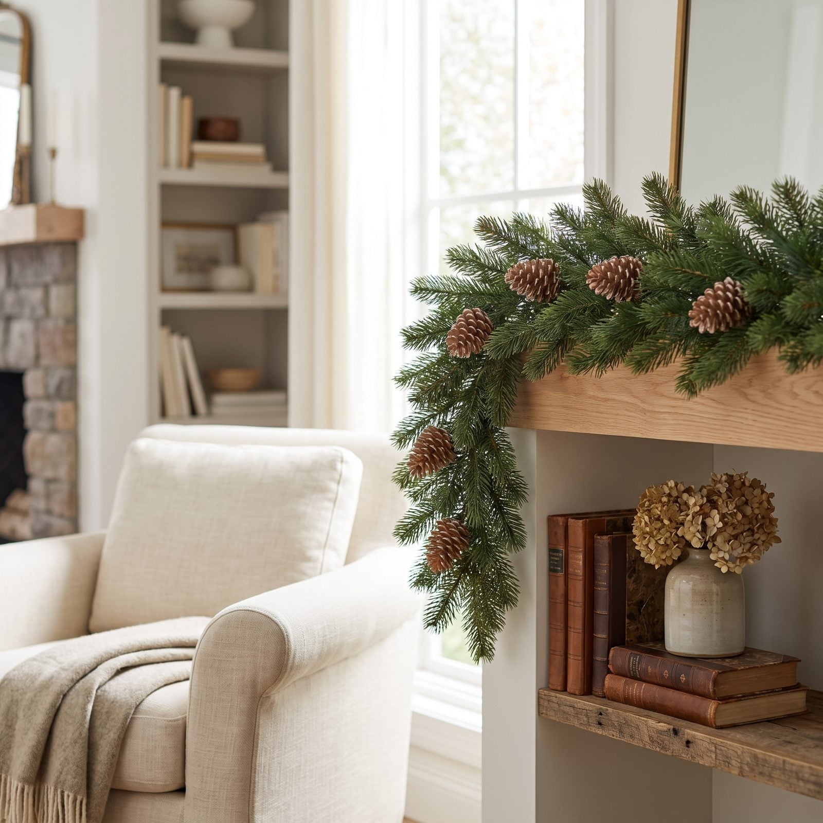 Choosing Fake Pinecones Molded Into the Branches