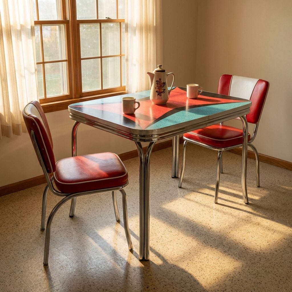 The Chrome-and-Formica Dinette Set in the Kitchen Nook