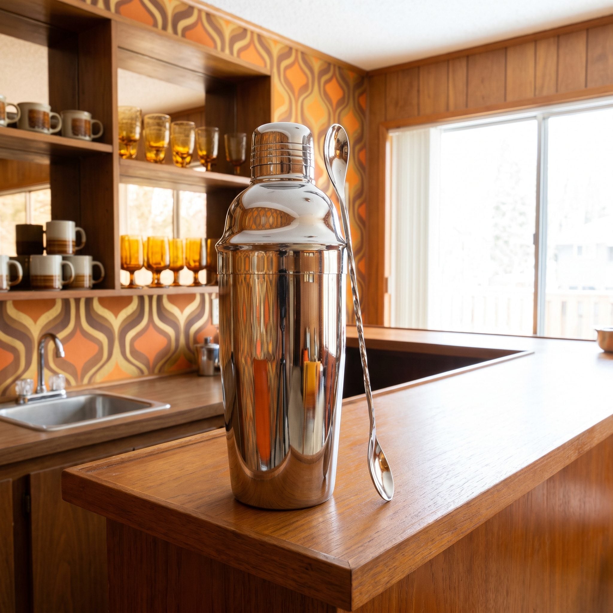 The Chrome Cocktail Shaker Sitting in Plain Sight