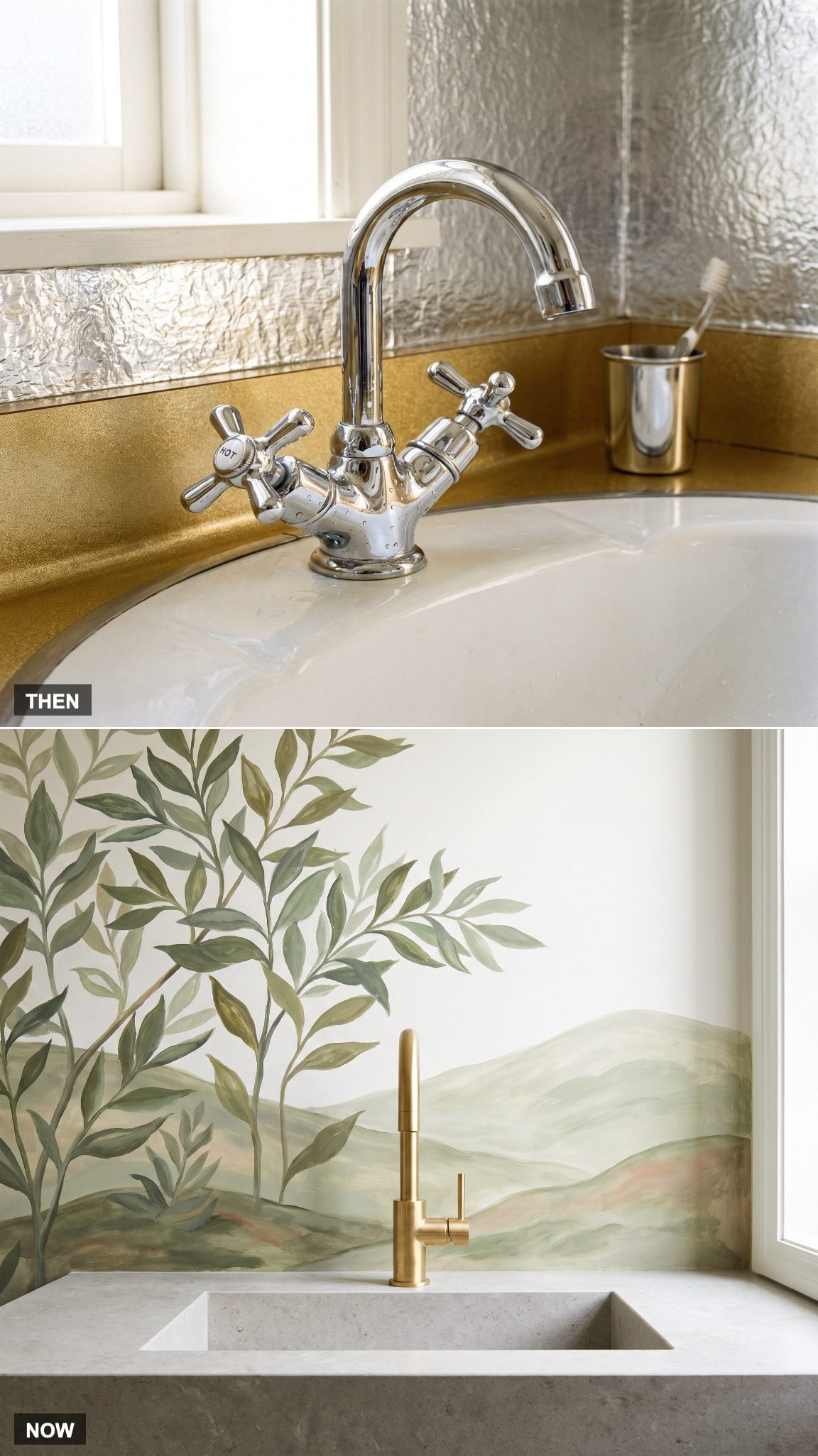 Chrome Cross-Handles to Warm Metal Finishes
