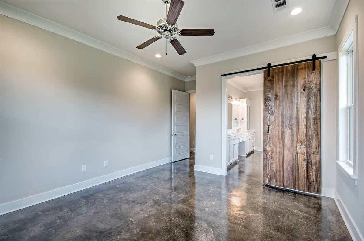 Barn Door Hardware That Doesn't Pretend to Be Subtle