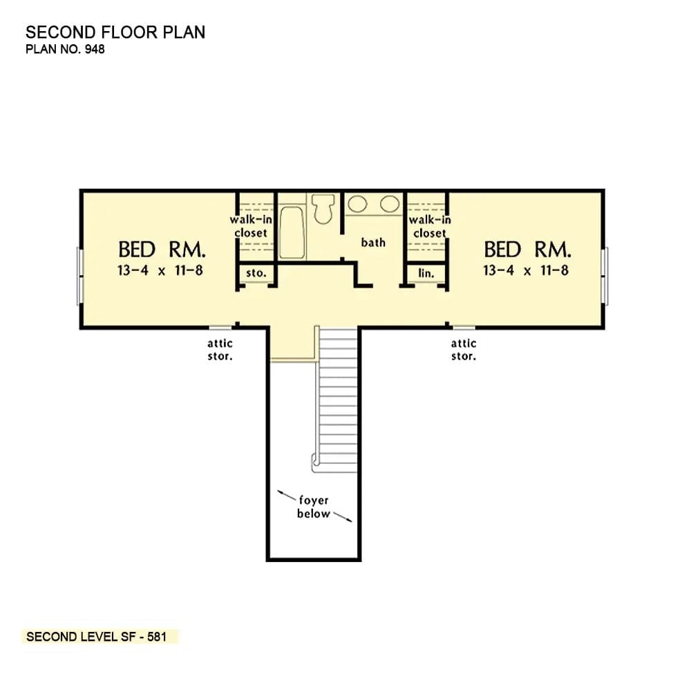 Floor Plan - Second Floor