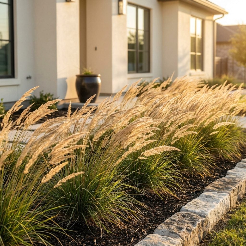 A Cluster of Feather Reed Grass That Moves With Every Breeze