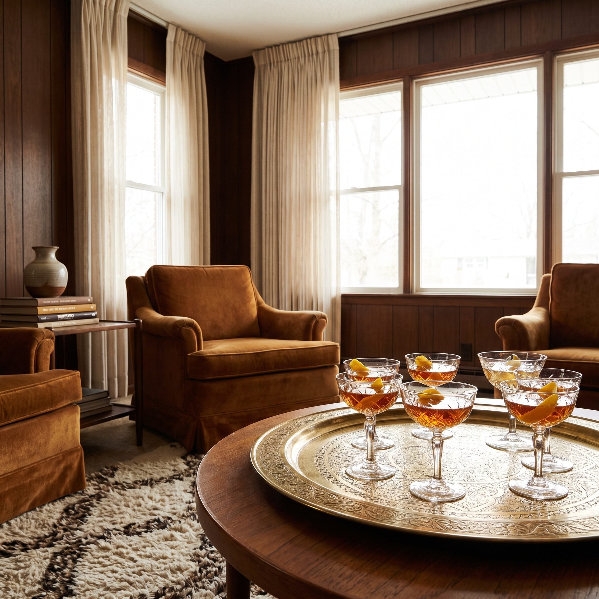 The Cocktail Tray That Carried Drinks Into the Living Room