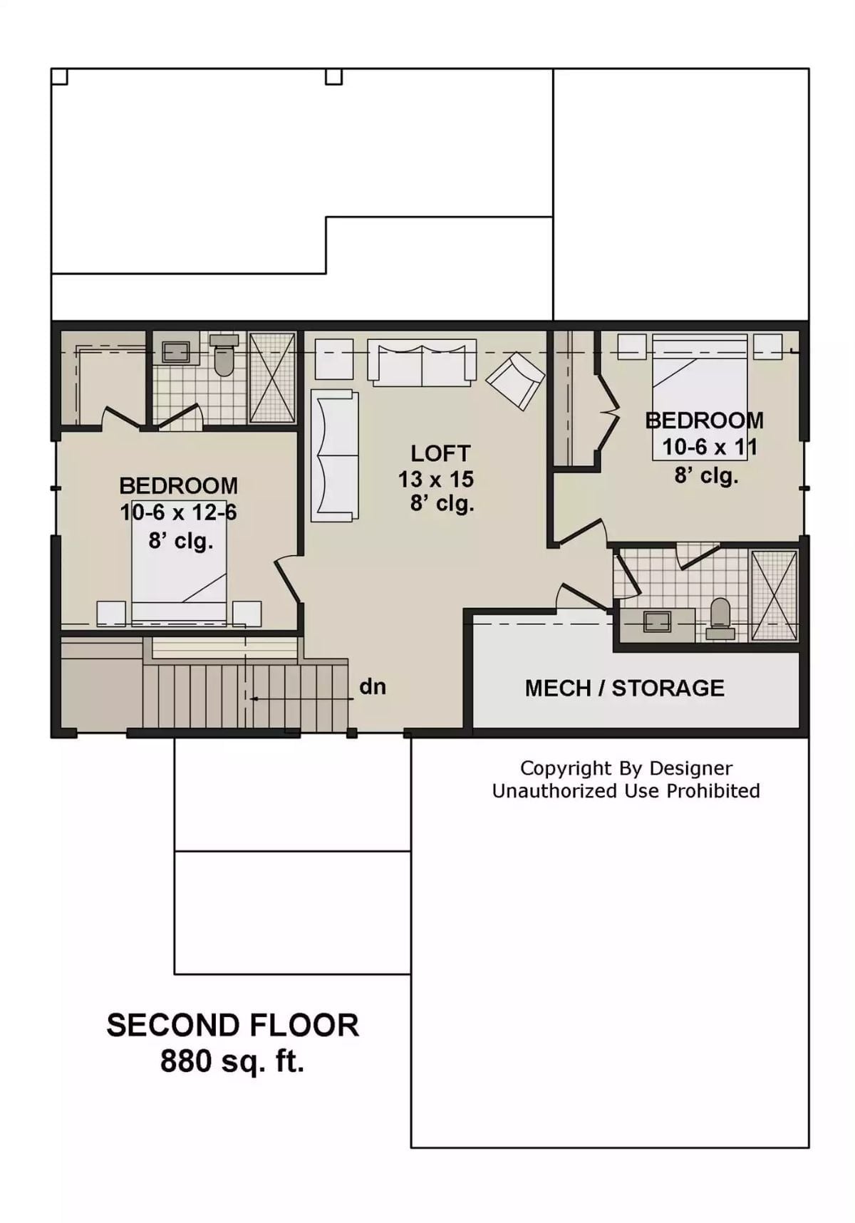 Floor Plan - Second Floor