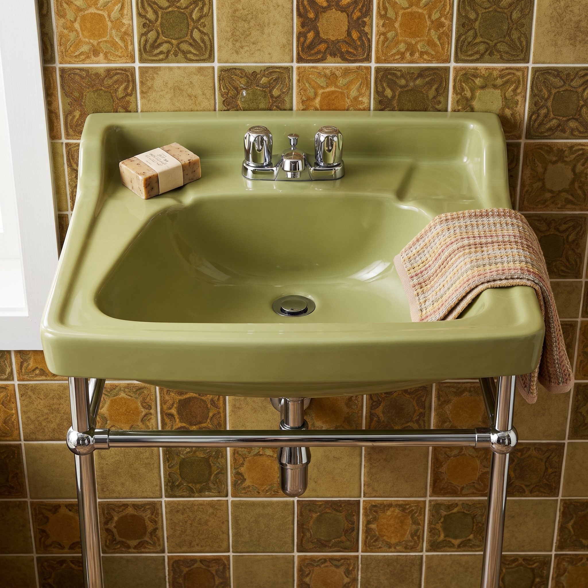 The Colored Sink That Completed the Green Trinity: About $40 to $70