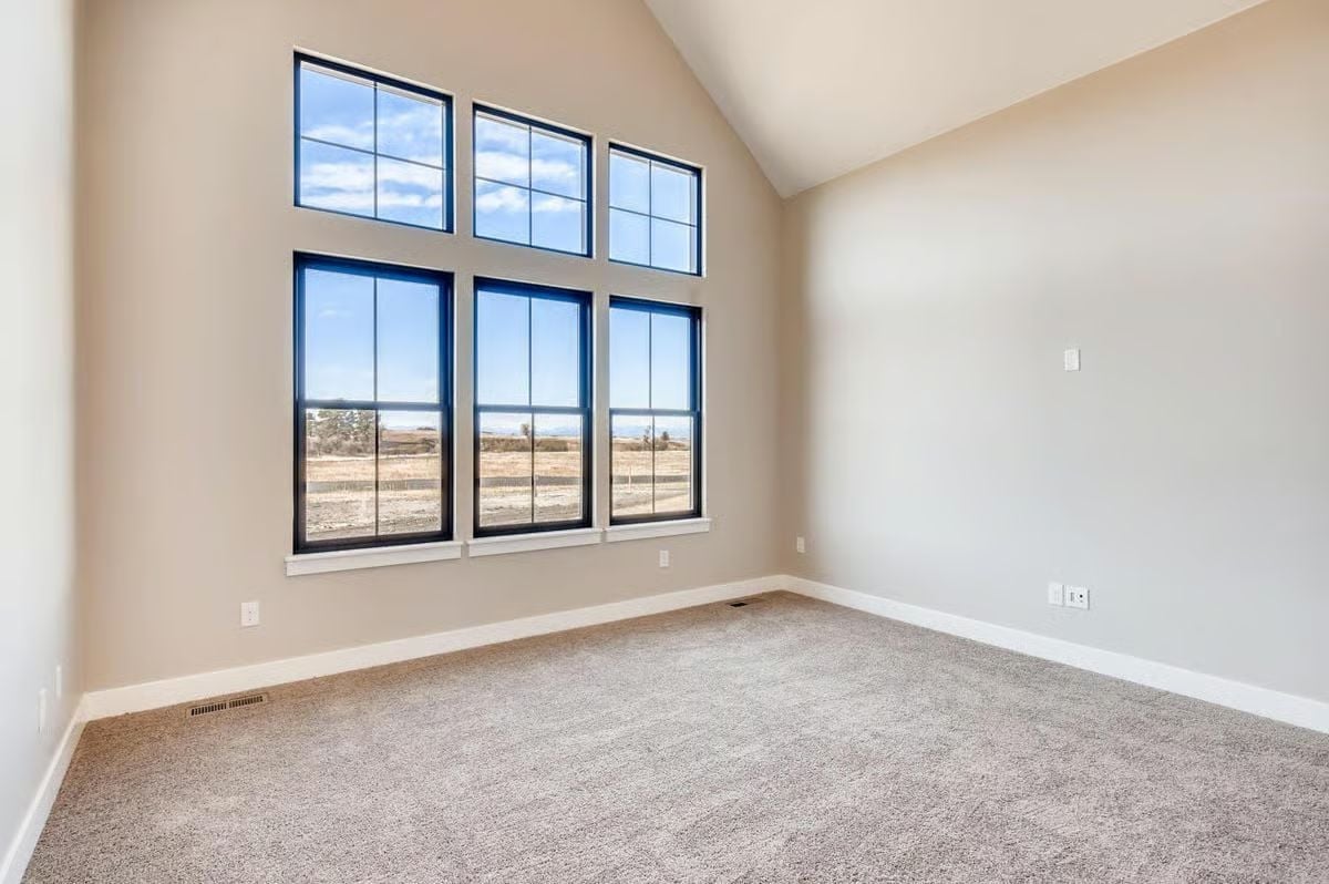 Vaulted Bedroom with Views Across Open Country Doesn't Need a Single Piece of Art