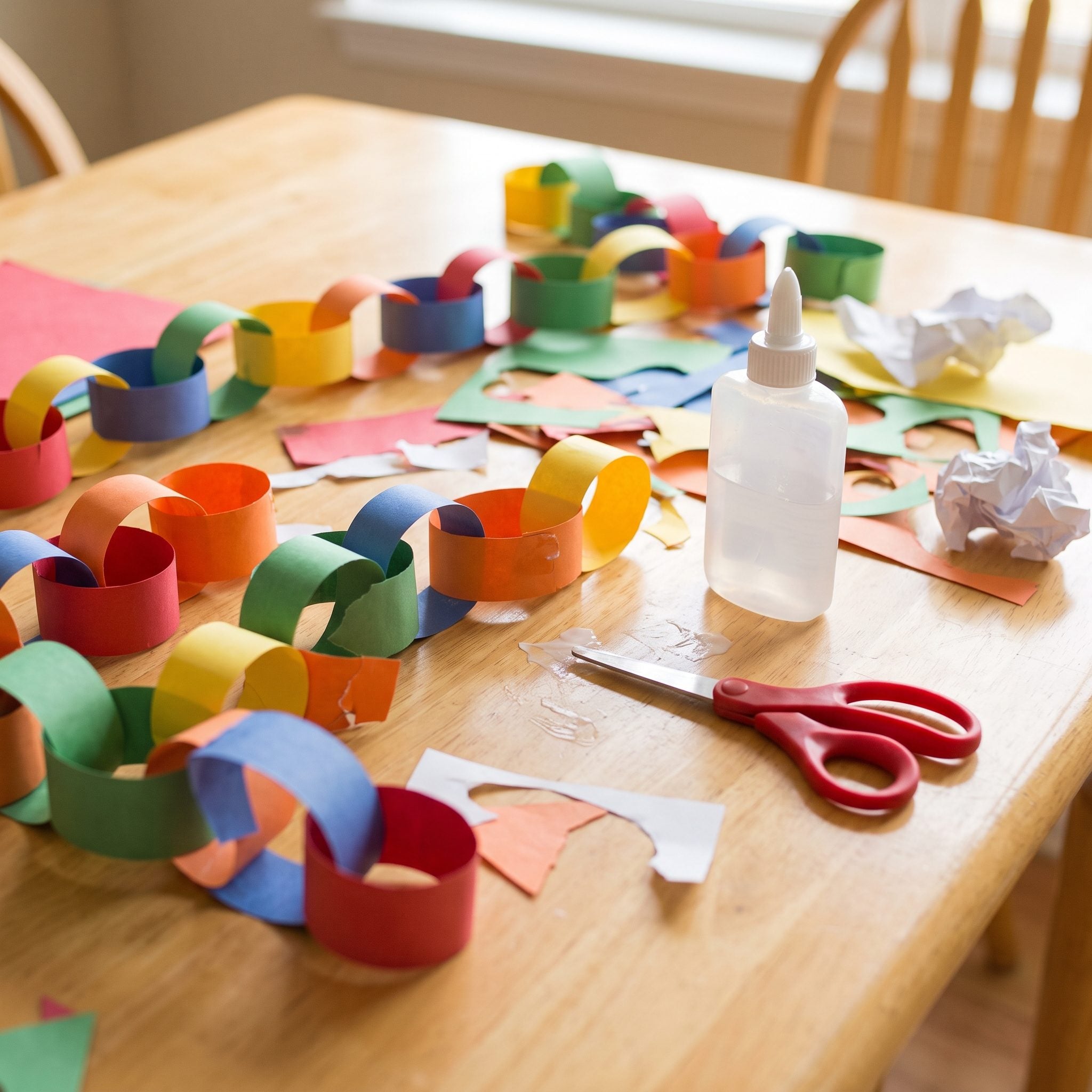 The Construction-Paper Chains That Grew Longer Every December Afternoon