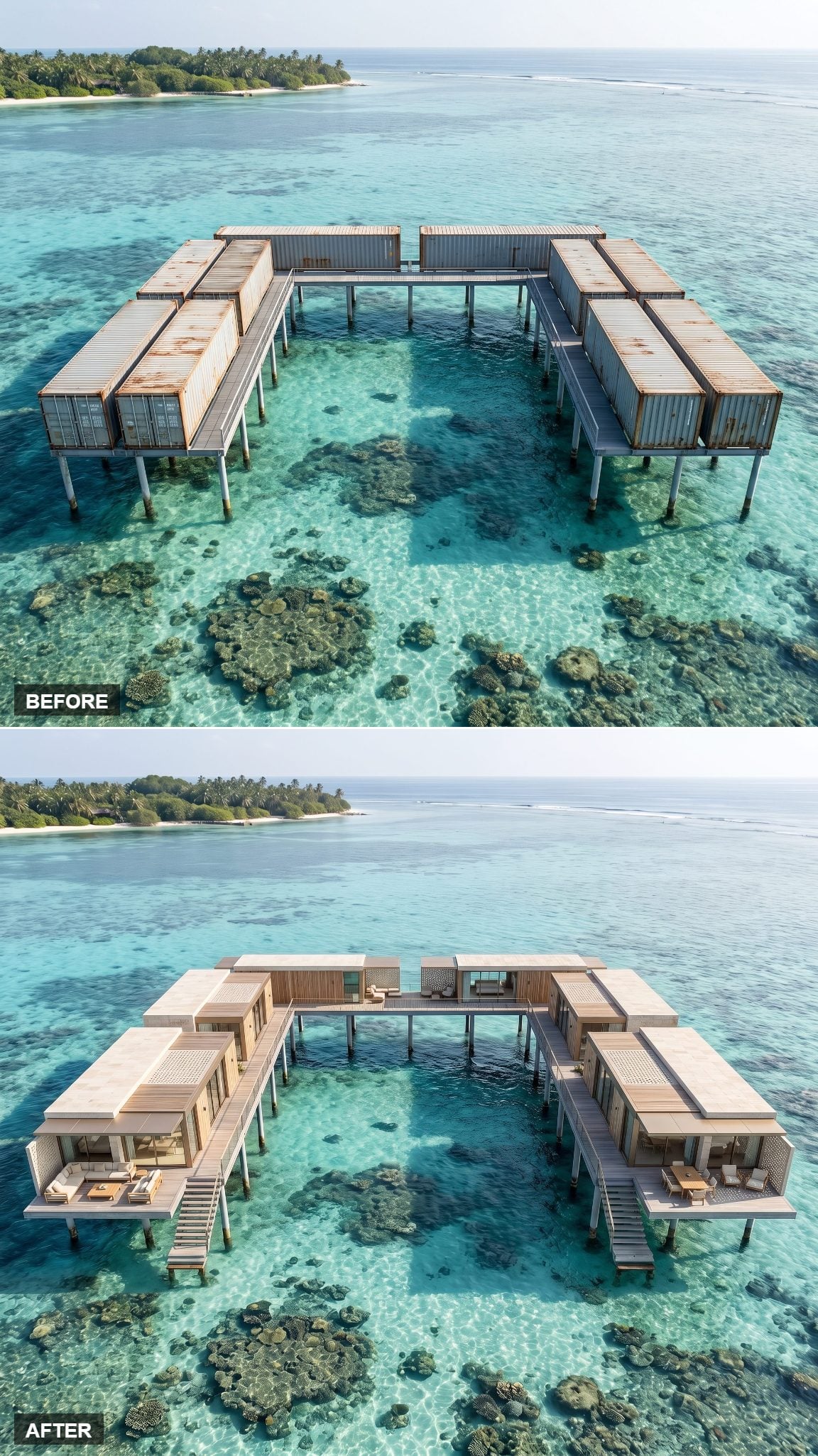 Coral Stone Cladding That Belongs to the Reef