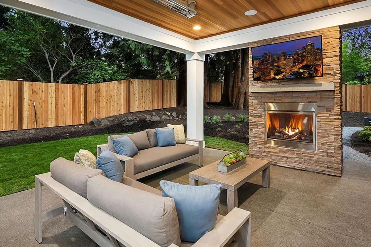 Cedar Ceiling, Live Fire, and an Outdoor Room That Actually Gets Used