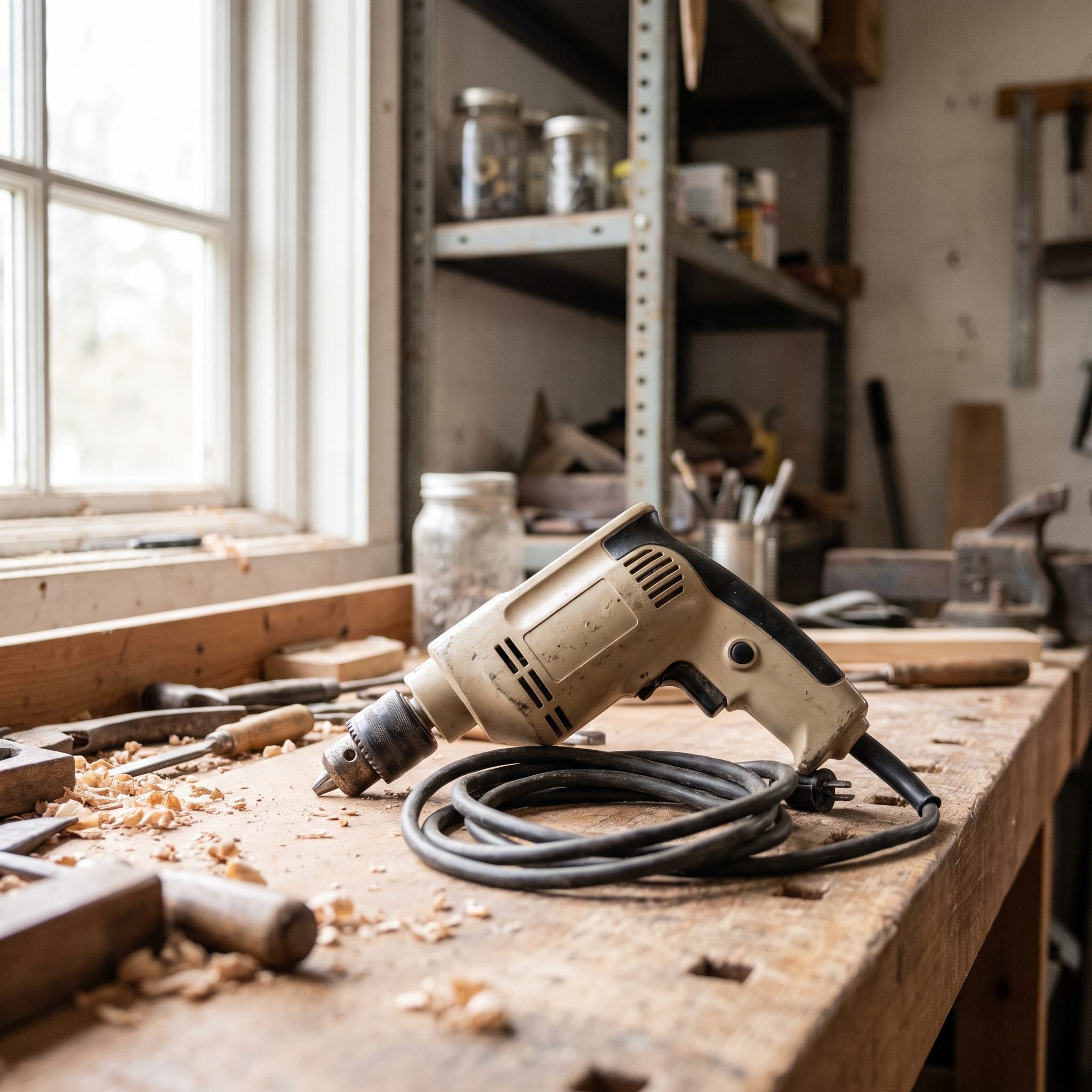 The Corded Electric Drill: Around $25 in 1982